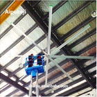 Het industriële Pakhuis van Hoog VolumePlafondventilatoren 17 voet met 8 Ventilatorbladen