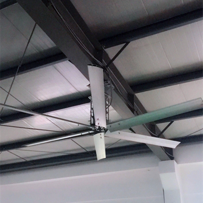 Kleine Plafondventilatoren 2.5m 8 Voet-Diameter 0.75KW van het Groottepakhuis Voor Workshop