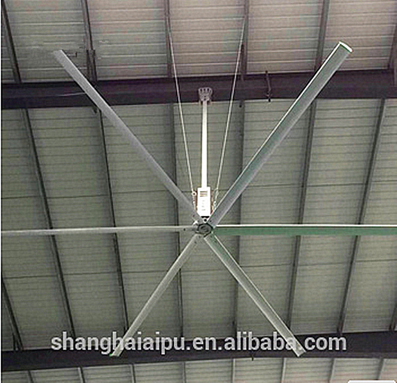 Grote Diameter de Plafondventilator van 12 voet, Grote Lucht Industriële Plafondventilatoren voor Pakhuizen